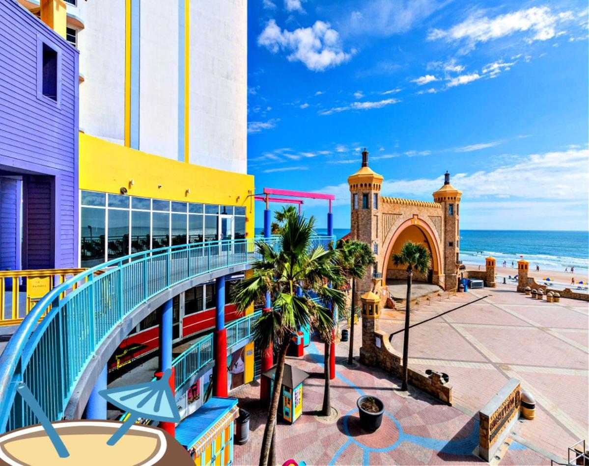 1 Bedroom Direct Oceanfront Condo Wyndham Ocean Walk Resort - Daytona Funland 703 Дейтона-Біч Екстер'єр фото